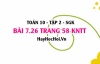 Bài 7.26 trang 58 Toán 10 tập 2 Kết nối tri thức